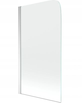 Desconocido Desconocido - Mampara De Ba&ntilde;era 1 Hoja Vidrio Transparente, 70x140 Cm, Perfil Cromo