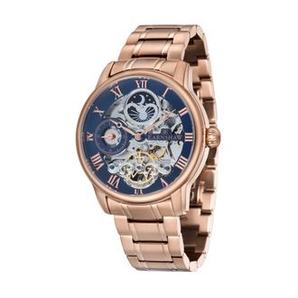 Earnshaw Longitude Mens Automatic True Copper Watch ES-8006-44 - Rose Gold - One Size