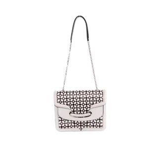 Alexander McQueen Pre-owned Heroine Zwart en Wit Satchel Tas - Dames - Vintage Handtas - Veelkleurig - ONE Size - Leer - Vintage