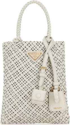 Prada White Leather Handbag