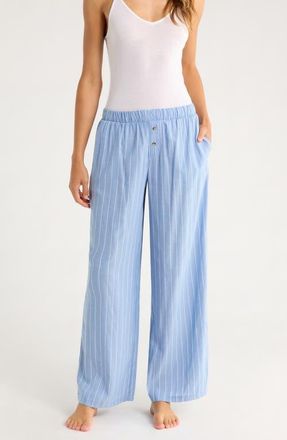 Honeydew Intimates Hangout Stripe Pajama Pants in Chambray Stripe at Nordstrom, Size X-Large