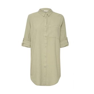 Kaffe Tunica Seagrass con Tasca - - Blouses & Shirts - Donna - Verde - XS