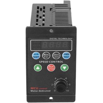 OEM Convertidor De Frecuencia Para Motor Trif&aacute;sico - Entrada Monof&aacute;sica De 220 V + Pantalla Digital De 4 D&iacute;gitos - Control De Velocidad - Multicolor - Par