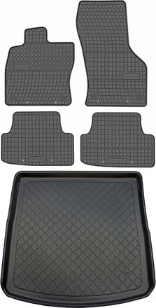 OEM Juego De Alfombrillas De Goma Para Coche Y Maletero Para Seat Leon Iii St Kombi (de Enero De 2014 A Marzo De 2020)