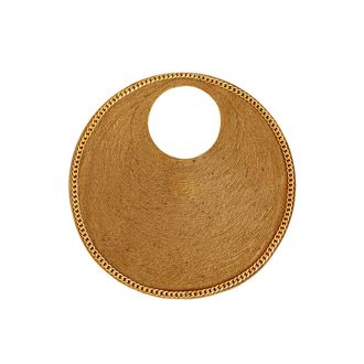 Brunna.Co The Solo Cocco Jute Bag With Gold Chain at Nordstrom, Size Large