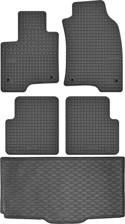 OEM Juego De Alfombrillas De Goma Para Coche Y Alfombrilla Para Maletero Para Fiat Panda Iii Hatchback De 2012