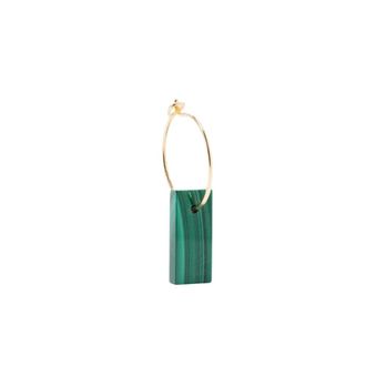 Aliita Oorbel Cirkel Diaspro Cirkel MLC - Dames - Oorbellen - Groen - ONE Size - Accessoires