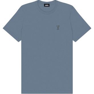Dalix Mens Martini Cotton Tee in Slate Gray at Nordstrom, Size Xxx-Large