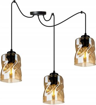 OEM L&aacute;mpara Colgante Ara&ntilde;a Moderna De Cristal