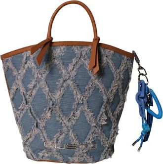 Custo Barcelona Bucket Bag - Dames - Shoppers - Blauw - ONE Size - Leer - Tassen