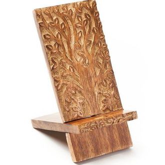 Matr Boomie Aranyani Tree of Life Phone Stand for Desk in Brown at Nordstrom