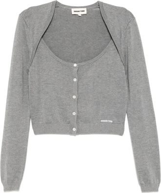 Shushu/Tong Vest van zijde-kasjmierblend - Grijs