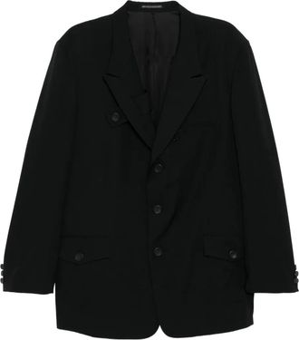 Yohji Yamamoto Blazer monopetto - Nero