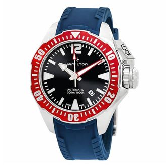 Hamilton Khaki Navy Automatic Black Dial Mens Watch H77725335BL