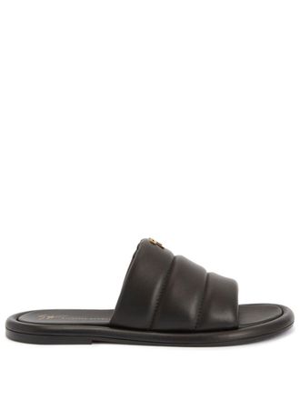 Giuseppe Zanotti Harmande quilted leather slides - Black