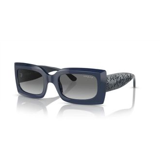 Vogue Sunglasses, female, Blue, 52 MM, Dark Blue/Dark Grey Sunglasses