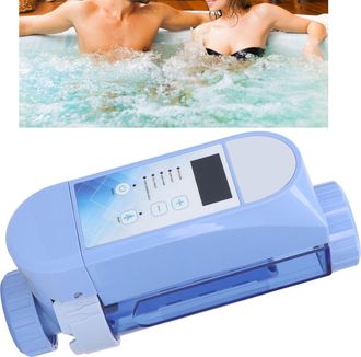 Infinite Clorador De Agua Salada Ec Pro 16 Para Piscinas, 100-240 V Con Placa De Titanio, Control Inteligente Y Funci&oacute;n De Ajuste Autom&aacute;tico