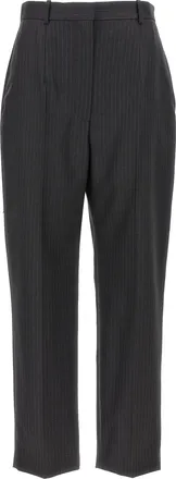 Alexander McQueen Gray Wool Dress Womens Pants