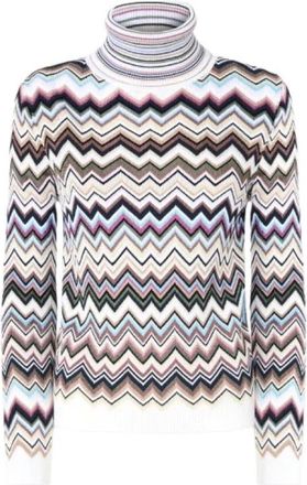 Missoni Coltruien - Dames - Coltruien - Veelkleurig - S - Truien & Vesten