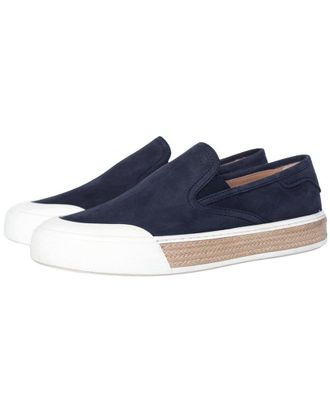 Tod's TodS Mens Suede Espadrille Slip-On Sneaker (Authentic Pre-Loved)