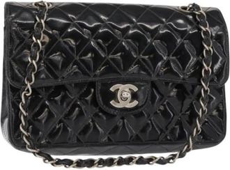 Chanel Pre-owned Schoudertas - Dames - Vintage Schoudertas - Zwart - ONE Size - Leer - Vintage
