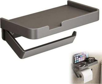 OEM Soporte Para Papel Higi&eacute;nico, Soporte Adhesivo Para Rollo De Papel Higi&eacute;nico, Rollo Con Estante De Bamb&uacute;, Dispensador De Papel Higi&eacute;nico De Pared Para