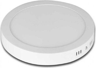 Trade Shop Trade Shop - Pannello Plafoniera Led 24w Tondo Pvc Luce Bianco Caldo Freddo Naturale P