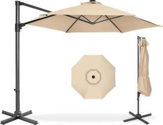 Best Choice Products 10ft 360&deg; Rotating Cantilever Offset Hanging Patio Umbrella
