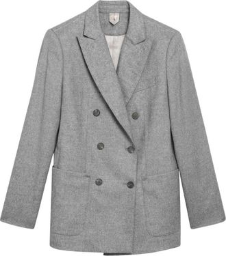 Max Mara Giacca - Dames - Blazers - Grijs - M - Jassen