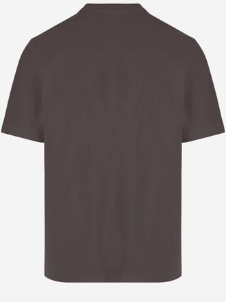 Jacquemus Embroidered Logo Cotton T-Shirt - Brown