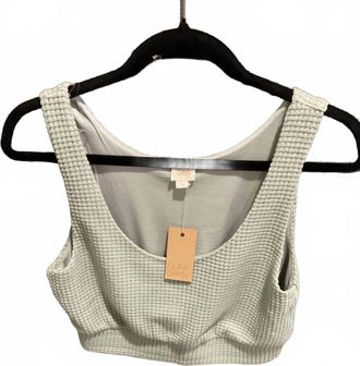 Surf Gypsy Womens Crop Top In Sage Green