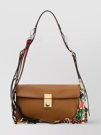 Prada soft small leather shoulder bag