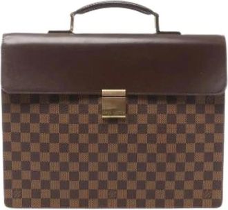 Louis Vuitton Pre-owned Handbags, male, Brown, Size: ONE SIZE Pre-owned Altona PM Damier Ebene Handbag