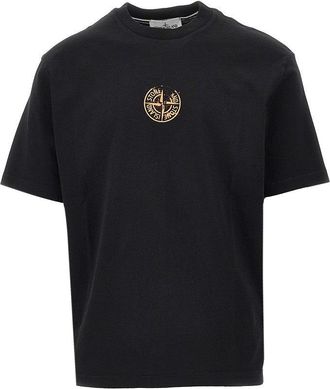 Stone Island Consumed effect print T-shirt Man S
