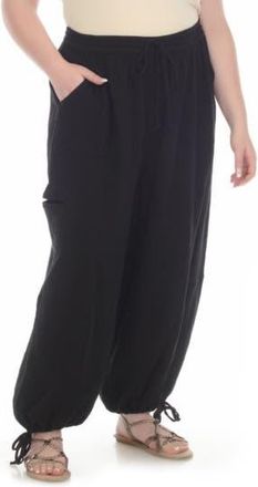 Boho Me Cotton Parachute Pants in Black at Nordstrom Rack, Size 1 X