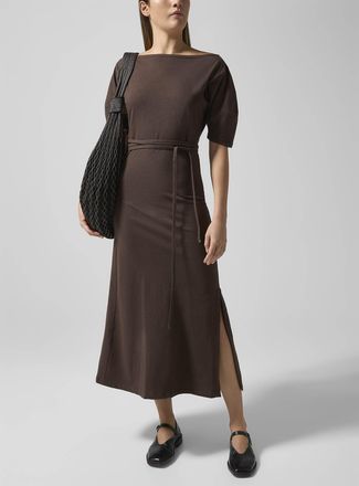 Christophe Lemaire Womens Knotted waist T-shirt dress