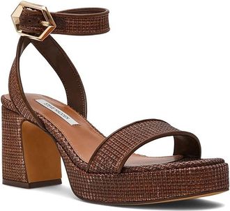Steve Madden Elida Womens Sandals Brown Raffia : 6.5 M