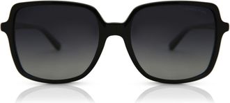 Michael Kors MK2098U ISLE OF PALMS Polarized 3781T3 Womens Sunglasses Black Size 56