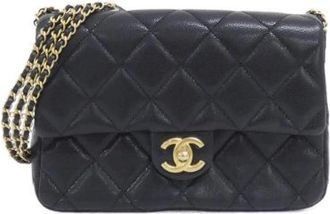 Chanel Pre-owned Caviar Skin Schoudertas - Dames - Vintage Schoudertas - Zwart - ONE Size - Leer - Vintage