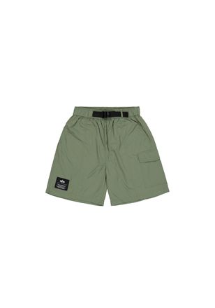 Alpha Industries Shorts ALPHA INDUSTRIES Nylon Cargo Short, Herren, Gr. XXL, Normalgr&ouml;ssen, gr&uuml;n (sage, gr&uuml;n), Obermaterial: 100% Nylon, Hosen Shorts