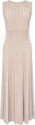 D.exterior Maxi Jurk - Dames - Maxi kleedjes - Roze - S - Kleedjes