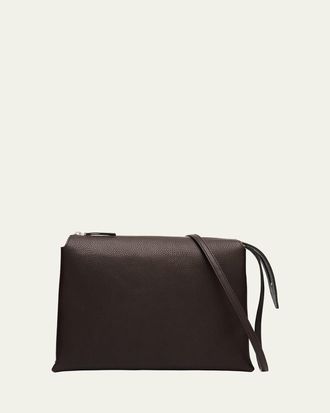ショルダーバッグ・ポシェット THE ROW NAN MESSENGER BAG IN NAPPA Nan leather messenger bag in black - The Row | Mytheresa