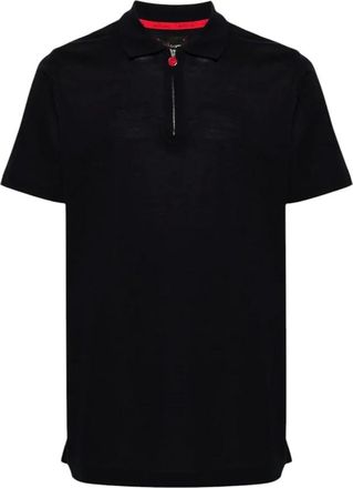 Kiton Polo Shirts, male, Black, Size: XL Polo