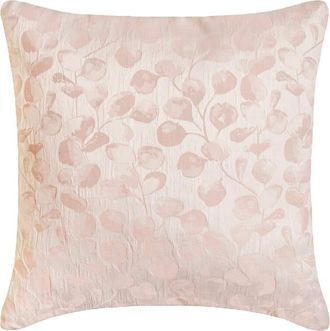 OEM Funda De Almohada Decorada Rosa De Homecentric, 45 X 45 Cm (18 X 18 Pulgadas), Funda Jacquard Floral Para Sof&aacute;s, Estilo Floral Moderno - Rosa P&eacute;talo S