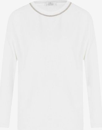 PANICALE Lang&auml;rmeliges T-Shirt aus Baumwollmix