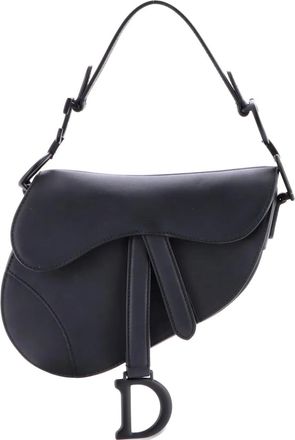 Dior Ultra Matte Saddle Handbag Leather Mini shoulder bag - Zwart