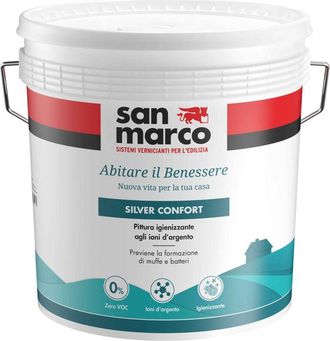 San Marco Silver confort idropittura igienizzante bianca lt 4