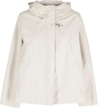 Fay Parka corto con cappuccio - Dames - Zomerjassen - Beige - XS - Nylon - Jassen