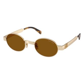 Miu Miu Sunglasses, female, Yellow, Size: 47 MM MU B51S Sunglasses