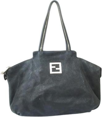 Fendi Pre-owned Shoulder Bags, female, Black, Size: ONE SIZE Pre-owned Vintage Shoulder Bag
